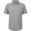 image2T16Y Boys Short Sleeve Button Down Toddler Dress Shirt Oxford Uniform Shirt with Chest Pocket313gray
