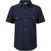 image2T16Y Boys Short Sleeve Button Down Toddler Dress Shirt Oxford Uniform Shirt with Chest Pocket313navy