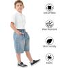 image2T16Y Boys Short Sleeve Button Down Toddler Dress Shirt Oxford Uniform Shirt with Chest Pocket313white