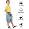 image2T16Y Boys Short Sleeve Button Down Toddler Dress Shirt Oxford Uniform Shirt with Chest Pocket313yellow