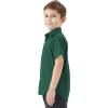 image2T16Y Boys Short Sleeve Button Down Toddler Dress Shirt Oxford Uniform Shirt with Chest PocketGreen