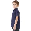 image2T16Y Boys Short Sleeve Button Down Toddler Dress Shirt Oxford Uniform Shirt with Chest PocketNavy