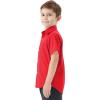 image2T16Y Boys Short Sleeve Button Down Toddler Dress Shirt Oxford Uniform Shirt with Chest PocketRed