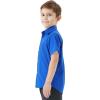 image2T16Y Boys Short Sleeve Button Down Toddler Dress Shirt Oxford Uniform Shirt with Chest PocketRoyal Blue