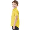 image2T16Y Boys Short Sleeve Button Down Toddler Dress Shirt Oxford Uniform Shirt with Chest PocketYellow
