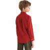 image9 Month16Y Boys Long Sleeve Button Down Toddler Dress Shirt Oxford Uniform Shirt with Chest PocketBurgundy