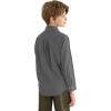 image9 Month16Y Boys Long Sleeve Button Down Toddler Dress Shirt Oxford Uniform Shirt with Chest PocketCharcoal Heather