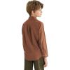 image9 Month16Y Boys Long Sleeve Button Down Toddler Dress Shirt Oxford Uniform Shirt with Chest PocketCoffee
