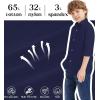 image9 Month16Y Boys Long Sleeve Button Down Toddler Dress Shirt Oxford Uniform Shirt with Chest PocketDboys Dress Shitrsnavy