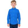image9 Month16Y Boys Long Sleeve Button Down Toddler Dress Shirt Oxford Uniform Shirt with Chest PocketEboys Dress Shitrsblue