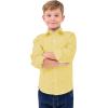 image9 Month16Y Boys Long Sleeve Button Down Toddler Dress Shirt Oxford Uniform Shirt with Chest PocketKboys Dress Shitrslight Yellow