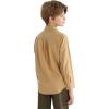 image9 Month16Y Boys Long Sleeve Button Down Toddler Dress Shirt Oxford Uniform Shirt with Chest PocketKhaki