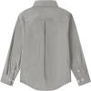 image9 Month16Y Boys Long Sleeve Button Down Toddler Dress Shirt Oxford Uniform Shirt with Chest PocketLboys Dress Shitrsgray
