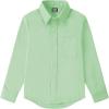 image9 Month16Y Boys Long Sleeve Button Down Toddler Dress Shirt Oxford Uniform Shirt with Chest PocketMboys Dress Shitrsaqua