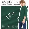 image9 Month16Y Boys Long Sleeve Button Down Toddler Dress Shirt Oxford Uniform Shirt with Chest PocketOboys Dress Shitrsgreen