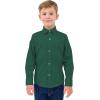 image9 Month16Y Boys Long Sleeve Button Down Toddler Dress Shirt Oxford Uniform Shirt with Chest PocketOboys Dress Shitrsgreen
