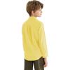 image9 Month16Y Boys Long Sleeve Button Down Toddler Dress Shirt Oxford Uniform Shirt with Chest PocketYellow