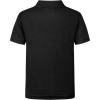 imageQBK 2T16Y Boys School Uniform Pique Polo Kids Performance Neon Short Sleeve Collared Golf Shirt for Toddler to YouthBlack