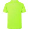 imageQBK 2T16Y Boys School Uniform Pique Polo Kids Performance Neon Short Sleeve Collared Golf Shirt for Toddler to YouthNeon Green