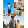 imageQBK 2T16Y Boys School Uniform Pique Polo Kids Performance Neon Short Sleeve Collared Golf Shirt for Toddler to YouthOrange
