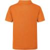 imageQBK 2T16Y Boys School Uniform Pique Polo Kids Performance Neon Short Sleeve Collared Golf Shirt for Toddler to YouthOrange