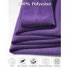 imageQBK 2T16Y Boys School Uniform Pique Polo Kids Performance Neon Short Sleeve Collared Golf Shirt for Toddler to YouthPurple