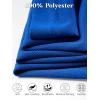 imageQBK 2T16Y Boys School Uniform Pique Polo Kids Performance Neon Short Sleeve Collared Golf Shirt for Toddler to YouthRoyal Blue