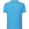 imageQBK Boys Active Performance Golf Polo Shirts Kids Dry Fit School Uniform for Toddler to YouthBreeze Blue