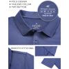 imageQBK Boys Active Performance Golf Polo Shirts Kids Dry Fit School Uniform for Toddler to YouthMidnight Purple