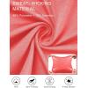 imageQBK Boys Active Performance Golf Polo Shirts Kids Dry Fit School Uniform for Toddler to YouthNeon Red