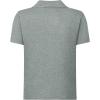 imageQBK Boys Active Performance Golf Polo Shirts Kids Dry Fit School Uniform for Toddler to YouthStone Gray