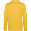 imageQBK Boys Performance Polo Kids Collared Golf Shirts Long Sleeve School Uniform for 4T16YGold