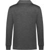 imageQBK Boys Performance Polo Kids Collared Golf Shirts Long Sleeve School Uniform for 4T16YHeather Grey