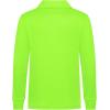 imageQBK Boys Performance Polo Kids Collared Golf Shirts Long Sleeve School Uniform for 4T16YNeon Green