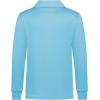 imageQBK Boys Performance Polo Kids Collared Golf Shirts Long Sleeve School Uniform for 4T16YSkyblue