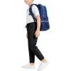imageQBK Pull on Stretch School Uniform Pant Jogger Pants for Toddler to Youth Boys and GirlsBlack