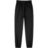 imageQBK Pull on Stretch School Uniform Pant Jogger Pants for Toddler to Youth Boys and GirlsBlack
