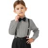 L-boys Dress Shitrs-gray