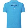 imageQBK Boys Active Performance Golf Polo Shirts Kids Dry Fit School Uniform for Toddler to YouthBreeze Blue