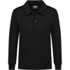 imageQBK Boys Performance Polo Kids Collared Golf Shirts Long Sleeve School Uniform for 4T16YBlack