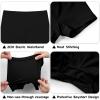 imageQBK Toddler Girls Swim Shorts 2T14 Boyshort Swimsuit UPF 50 Quick Dry Rash Guard Swim BottomsBlack