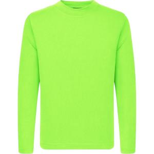 imageQBK 4T to Youth Neon Shirt Kids UPF 50 Dry Fit Athletic Long Sleeve T Shirts for Boys and GirlsMoisture Wicking Rash GuardGreen