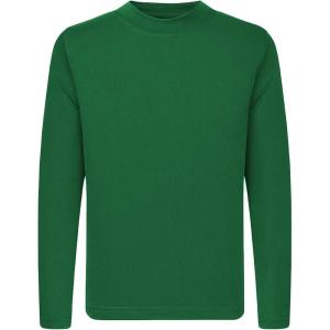 imageQBK 4T to Youth Neon Shirt Kids UPF 50 Dry Fit Athletic Long Sleeve T Shirts for Boys and GirlsMoisture Wicking Rash GuardKelly Green