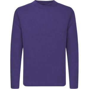 imageQBK 4T to Youth Neon Shirt Kids UPF 50 Dry Fit Athletic Long Sleeve T Shirts for Boys and GirlsMoisture Wicking Rash GuardPurple