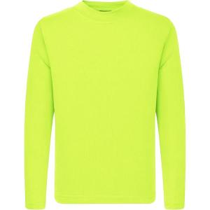 imageQBK 4T to Youth Neon Shirt Kids UPF 50 Dry Fit Athletic Long Sleeve T Shirts for Boys and GirlsMoisture Wicking Rash GuardYellow