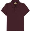 imageQBK 2T to Youth Girls Puff Short Sleeve Polo Toddler School Uniform Pique Polo Kids Collared Golf ShirtBurgundy