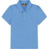 imageQBK 2T to Youth Girls Puff Short Sleeve Polo Toddler School Uniform Pique Polo Kids Collared Golf ShirtLight Blue