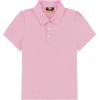 imageQBK 2T to Youth Girls Puff Short Sleeve Polo Toddler School Uniform Pique Polo Kids Collared Golf ShirtLight Pink