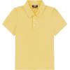 imageQBK 2T to Youth Girls Puff Short Sleeve Polo Toddler School Uniform Pique Polo Kids Collared Golf ShirtLight Yellow