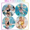 imageQBK Girls Swimming Bottom Suit Swim Brief UPF50 Rash Guard Swimsuit Sun Protection Quick Dry 2t16YearsNeon Pink
